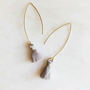 NWT Dear Mushks RENEW Romans 12:2 Tassel Earrings